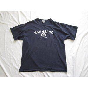 Men Distressed Official MGM Grand Las Vegas Short Sleeve T-Shirt Sz XL (MT356)